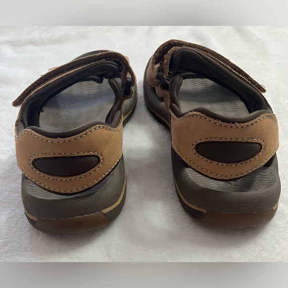 Sperry Men's Santa Cruz 2Strap Velcro strap brown Sandal Sz 7 - Picture 7 of 9